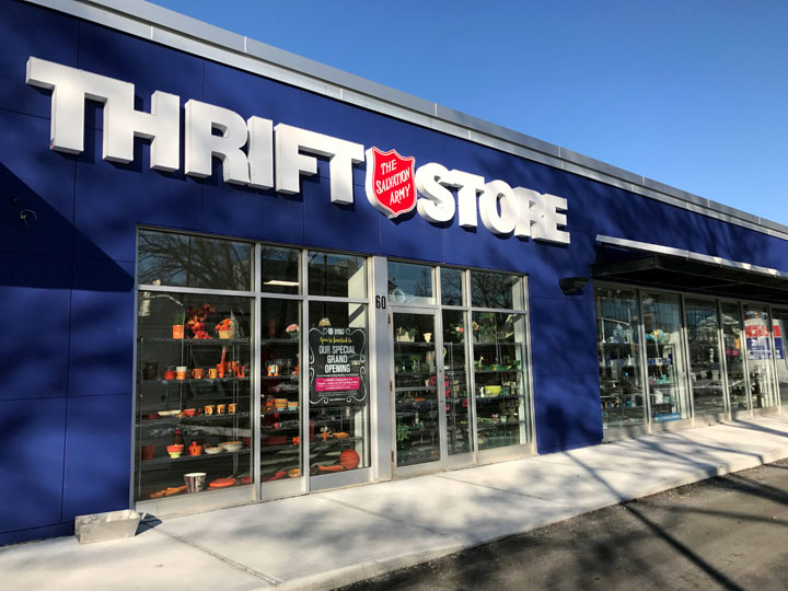 A Salvation Army thrift store