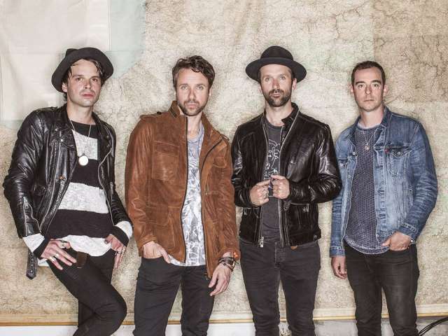 The Trews appearing at Burlington's Sound of Music Festival.