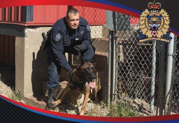 EPS police service dog Amok. 