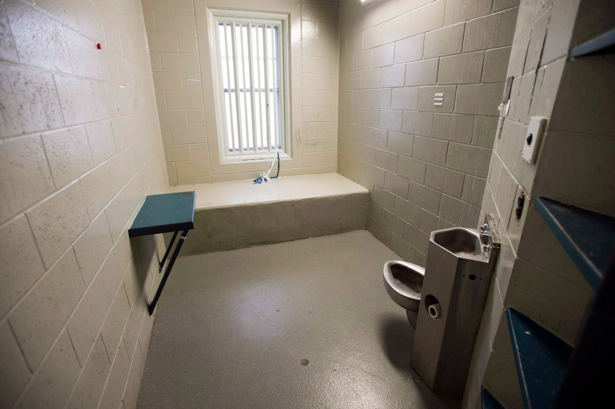 A segregation cell is shown in the Kingston Penitentiary in Kingston, Ontario on Wednesday October 2, 2013.