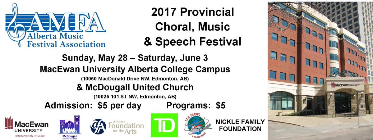 2017 AMFA Provincial Choral, Music & Speech Festival - image