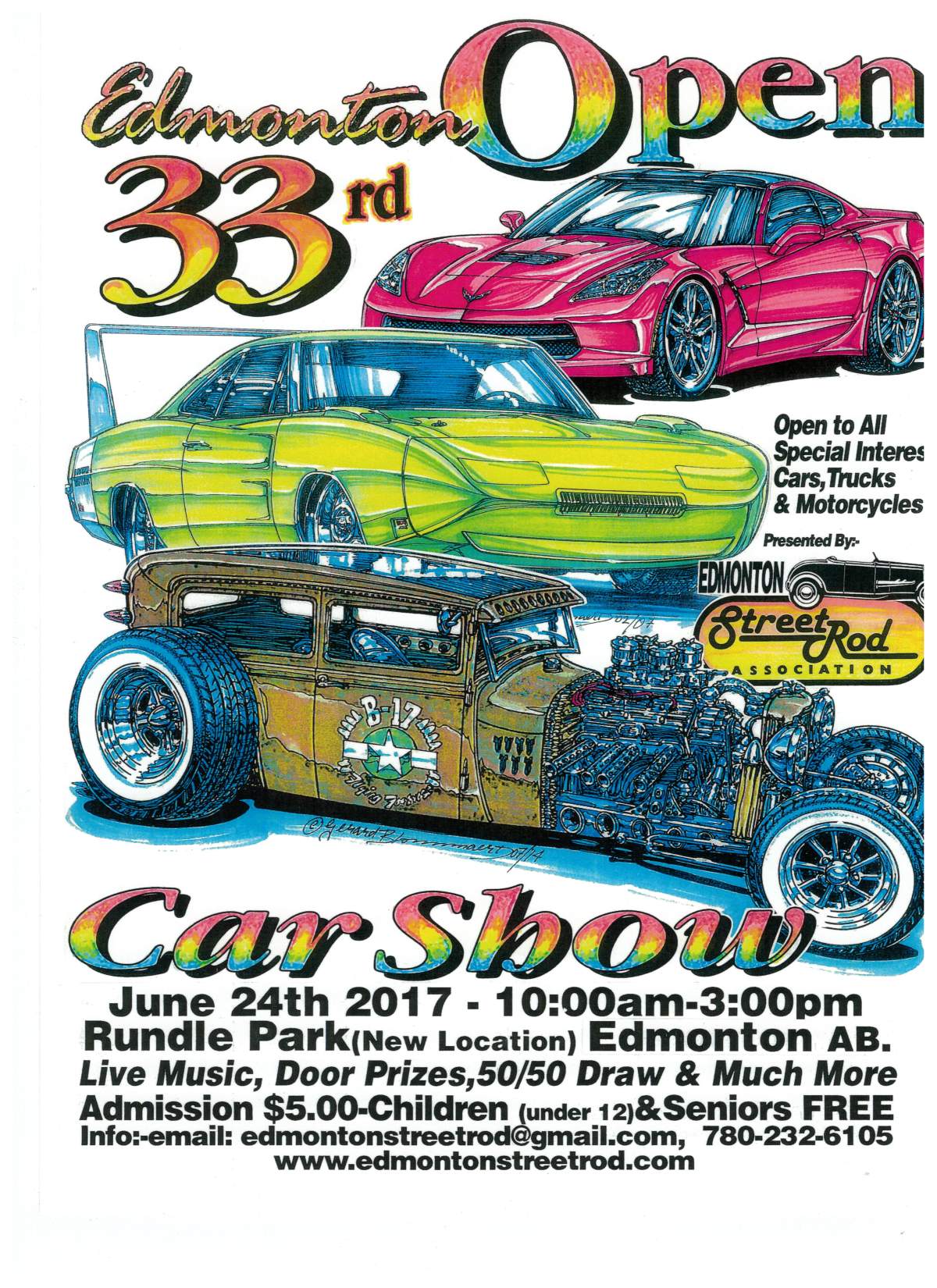 Edmonton Street Rod Association 33rd Open Car Show & Shine - image