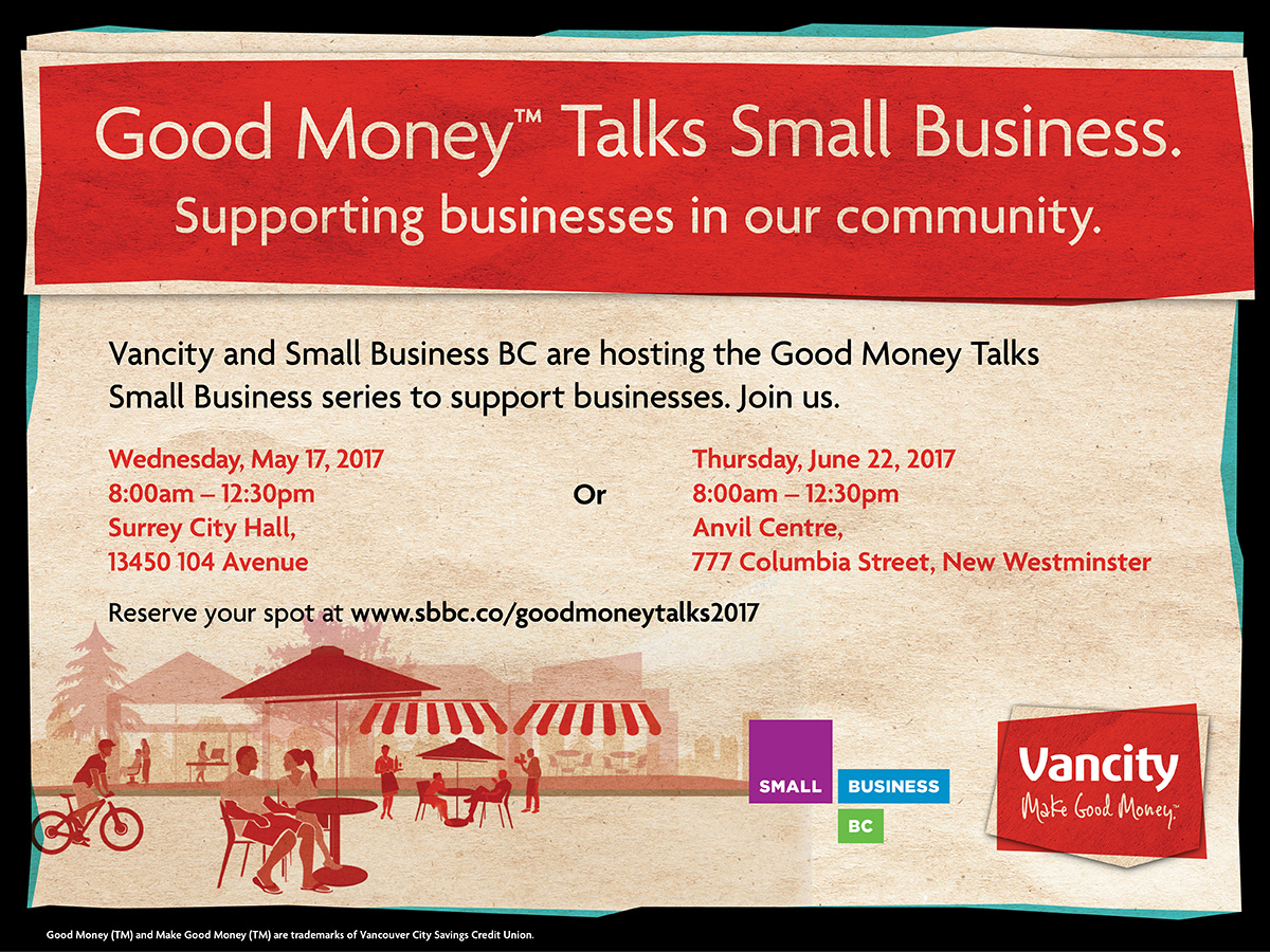 Small Business BC + Vancity – Good Money™ Talks Small Business Series - image