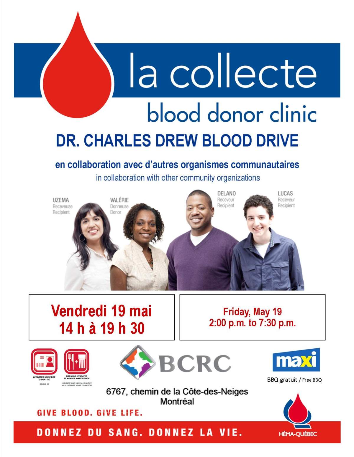 Dr. Charles Andrews Blood Drive and B-B-Q - image