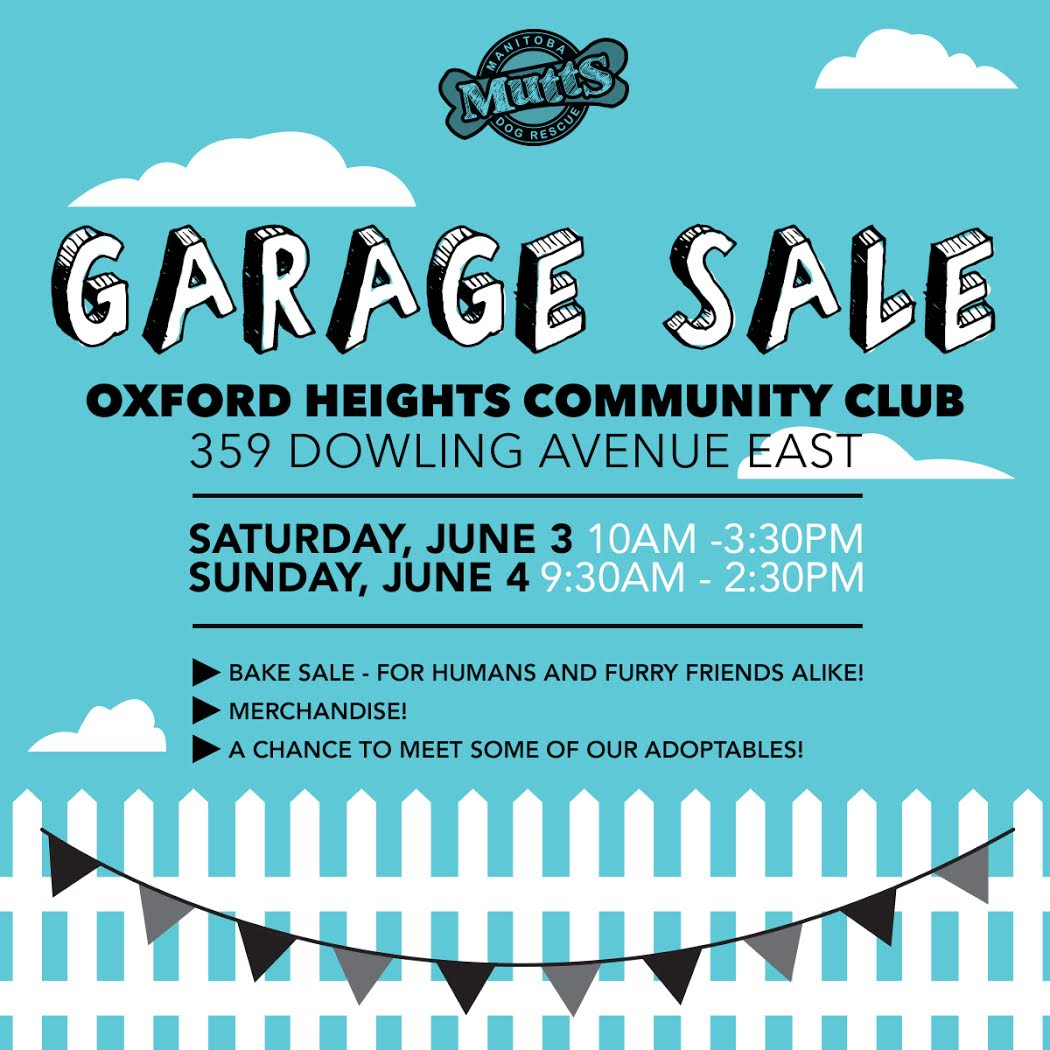 Manitoba Mutts Dog Rescue Garage Sale - image