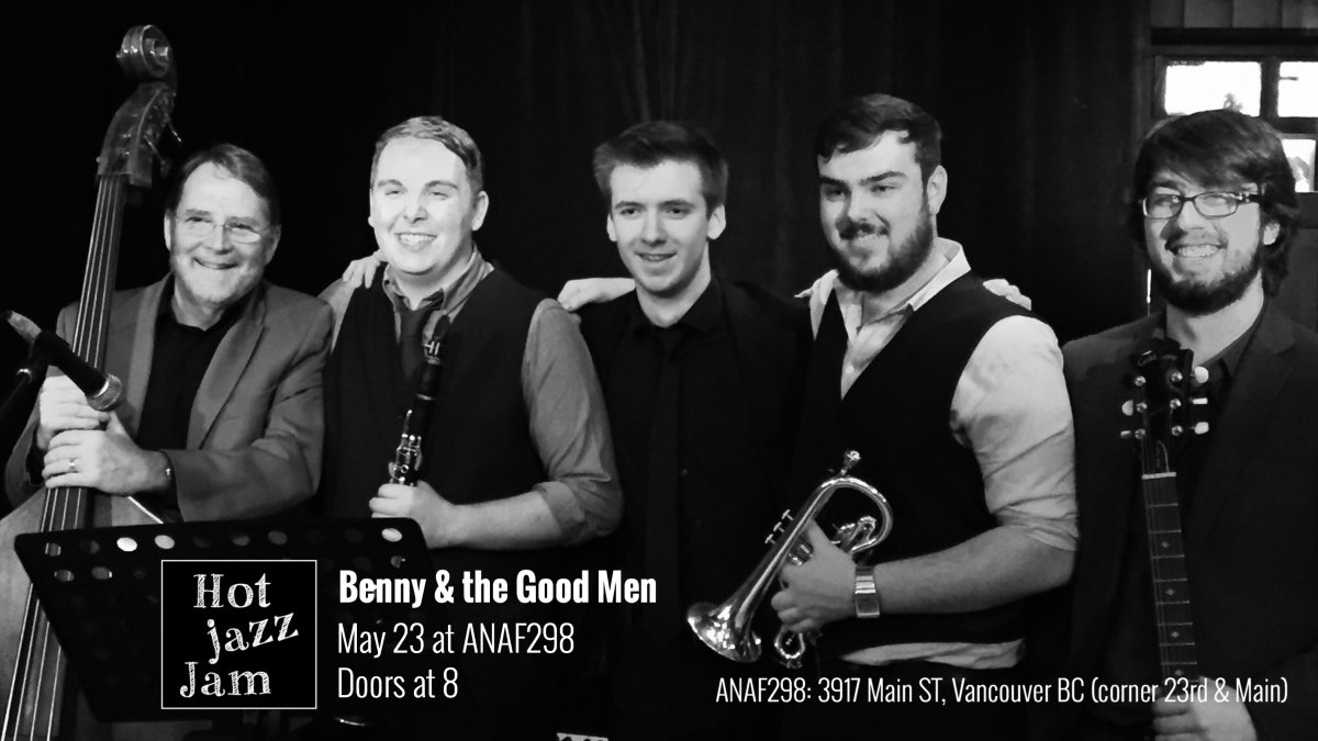 HOT JAZZ JAM Tuesdays: Benny & the Good Men - image