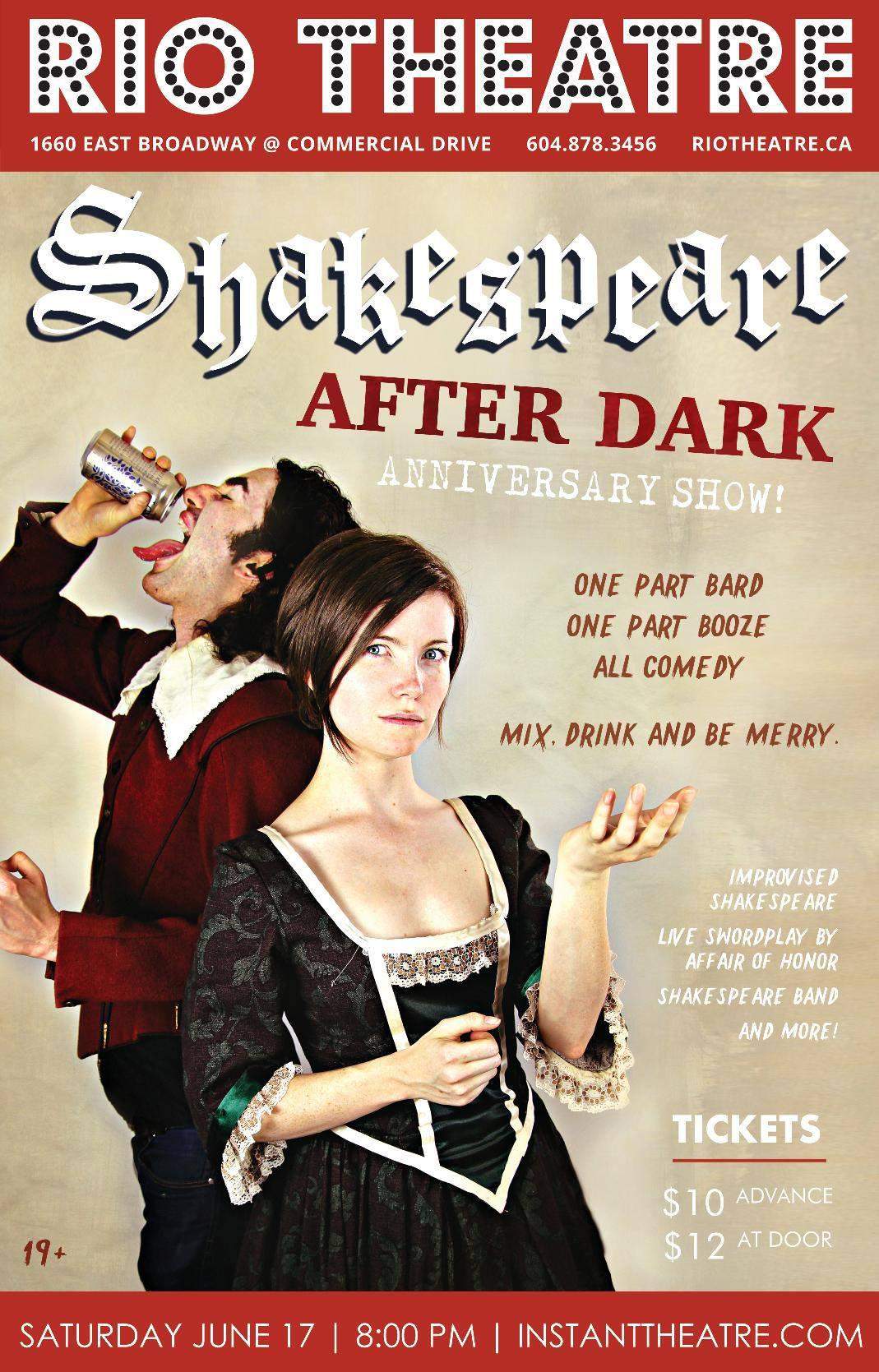 Shakespeare After Dark : The Anniversary Show! - image