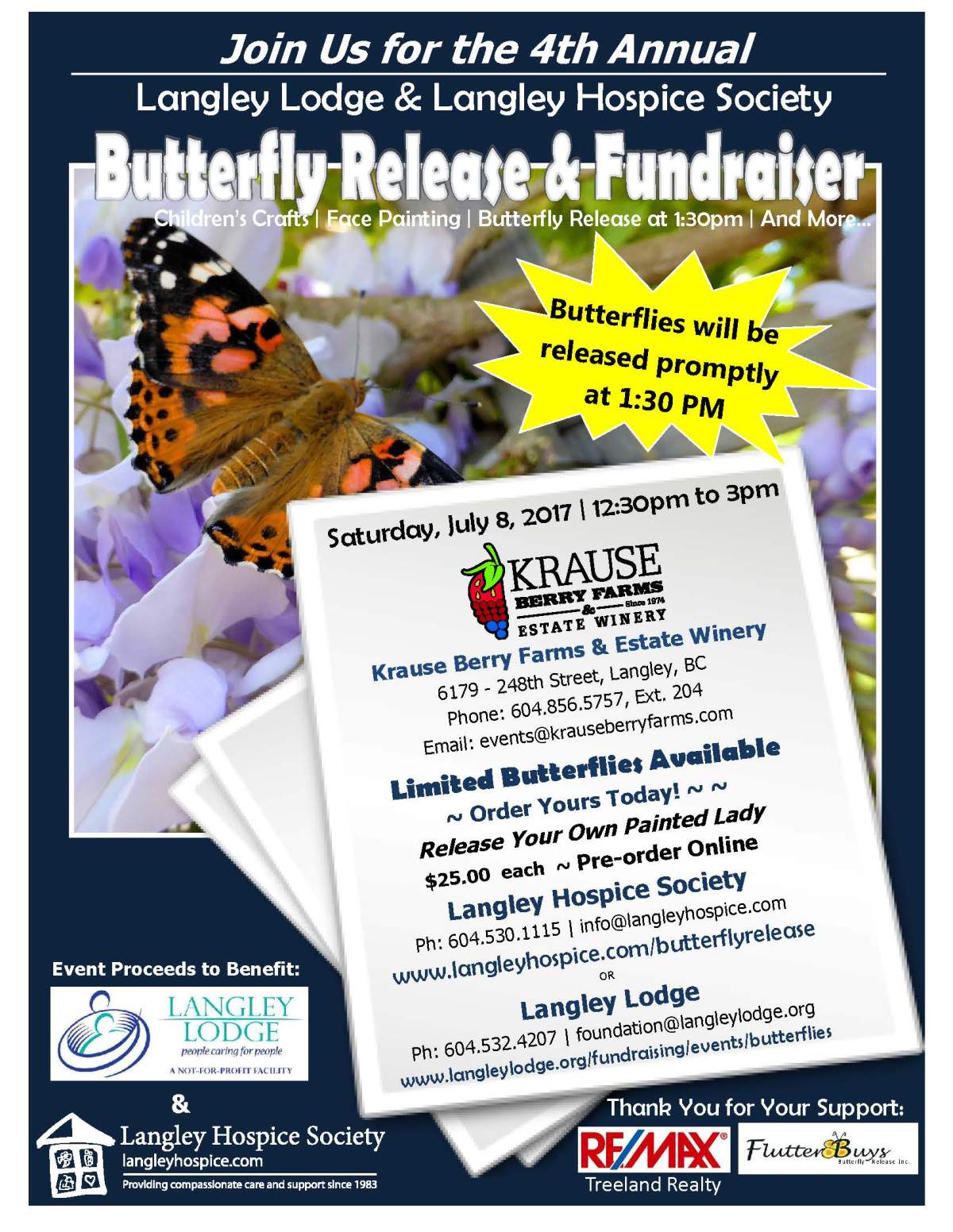 Annual Butterfly Release at Krause Berry Farms - image