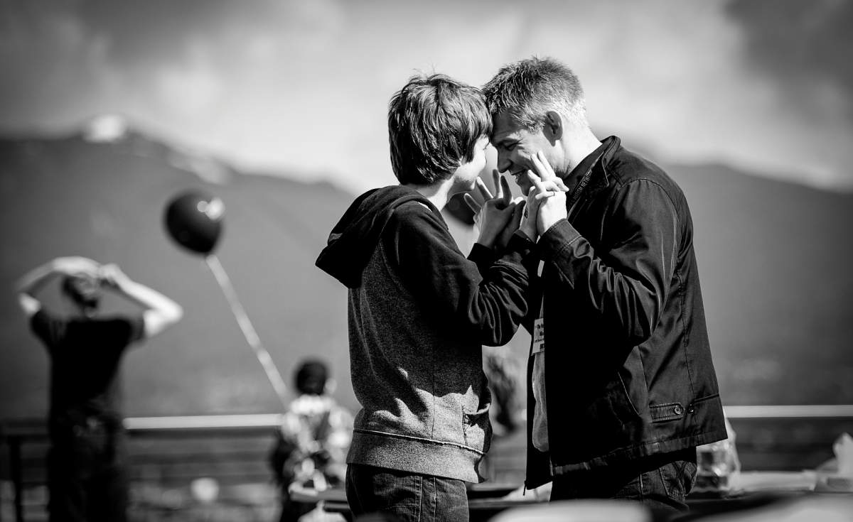 Conservative MP Mike Lake is pictured with his son, Jaden, in an undated photo.