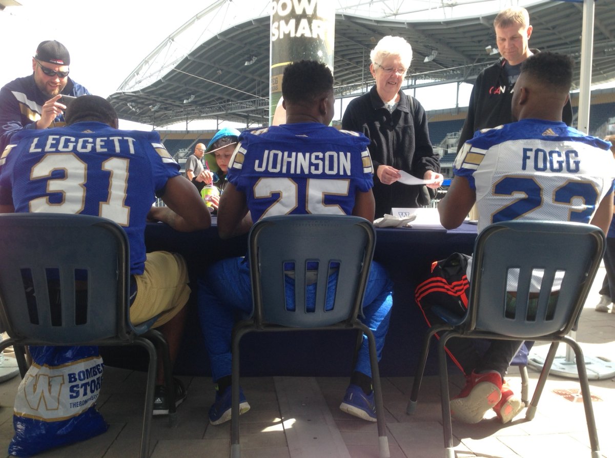 Fans had a chance to get autographs from some of their favourites at the annual fan fest at IGF Saturday.