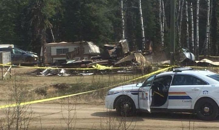 A man died after a fire broke out at a home in the remote community of Cadotte Lake early Tuesday morning.