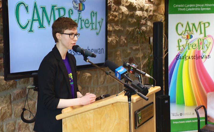 Registration for Camp fYrefly launched this year along with a new initiative in Saskatoon schools.