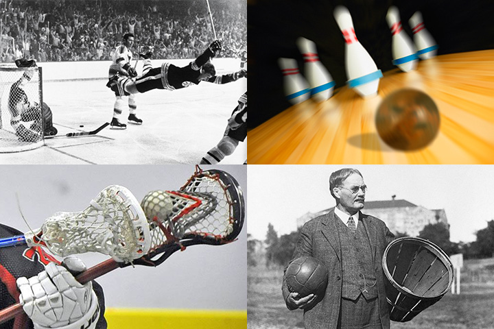 What sports did Canada invent?
