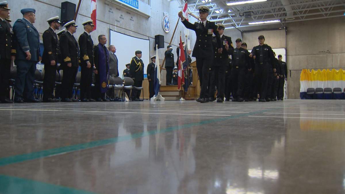 Thirteen members of the Canadian Forces Aboriginal Entry Program graduated in Halifax on May 26, 2017.