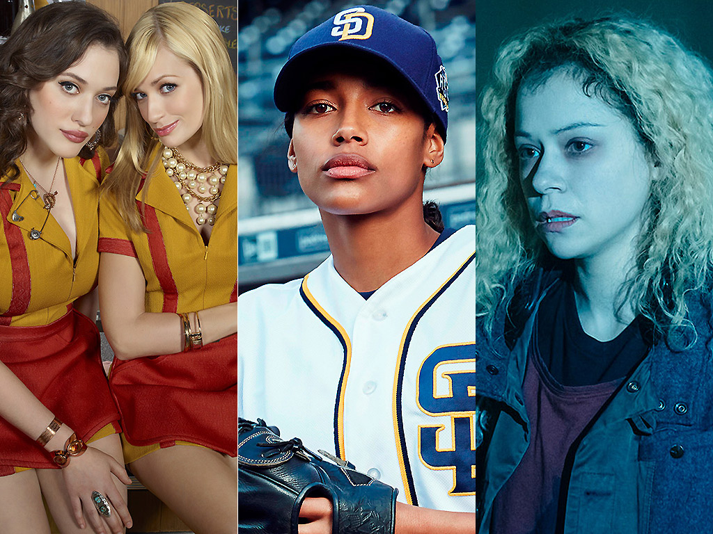 2 Broke Girls, Pitch, Orphan Black