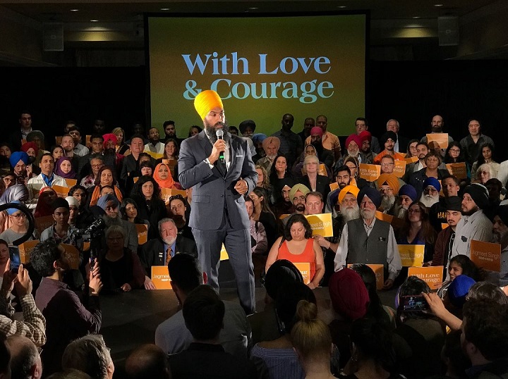 NDP leadership candidate Jagmeet Singh was confronted by protester at a meet-and-greet in Brampton this past weekend. The racially charged incident, and Singh's response to it, has helped Singh push past his his fellow leadership candidates in the polls.