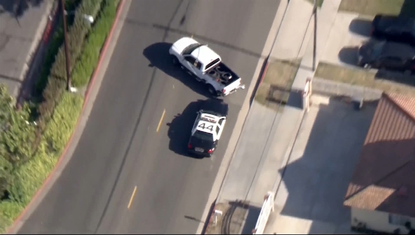 Caught on Camera: California man leads police on wild chase - National ...