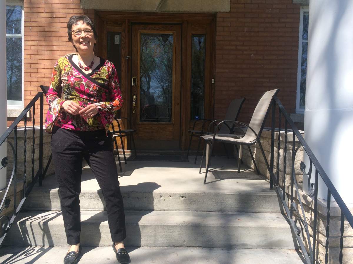 Nicoline Guerrier has been living at the house for nearly two years after she moved from Montreal away from her kids.