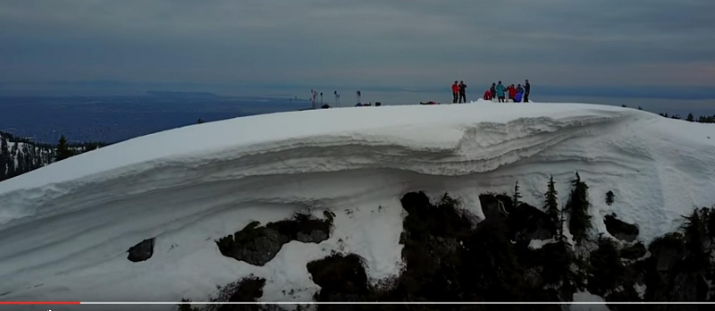 North Shore Rescue warns about dangers of breaking snow cornices as temperatures rise - image