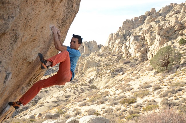 Canadian climber Sean McColl is shown in this undated handout photo. McColl’s versatility has helped make him one of the best all-around climbers in the world.