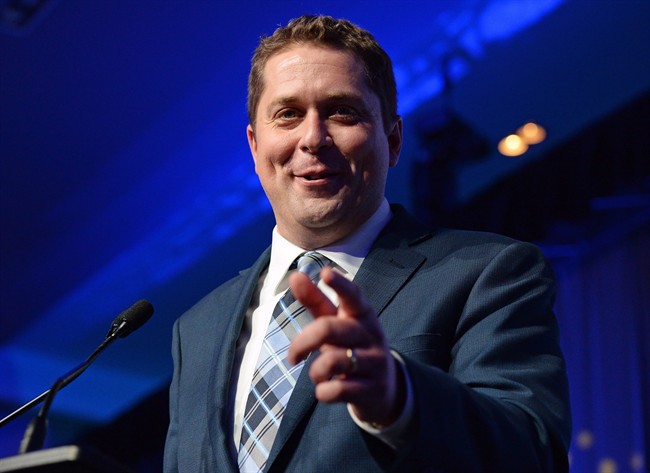 Andrew Scheer speaks after winning the federal Conservative leadership election May .