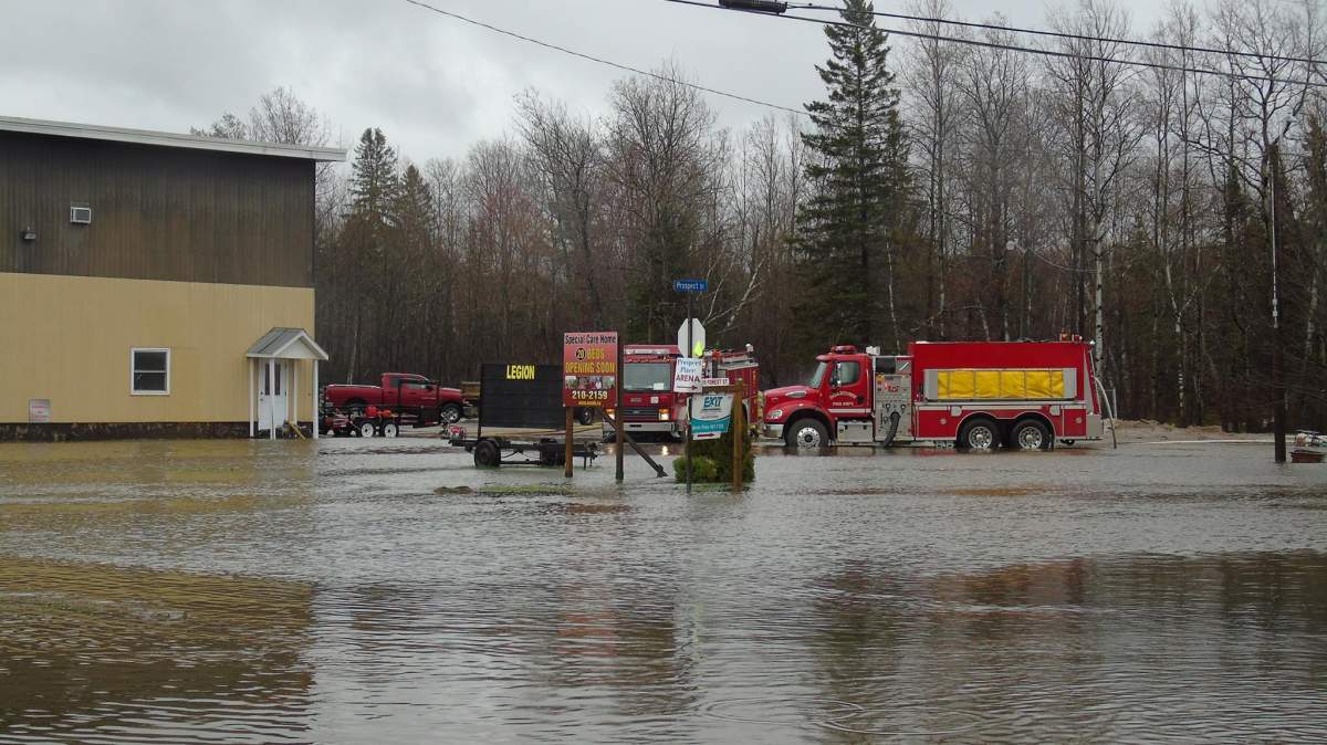 Doaktown flooding on May 7, 2017.