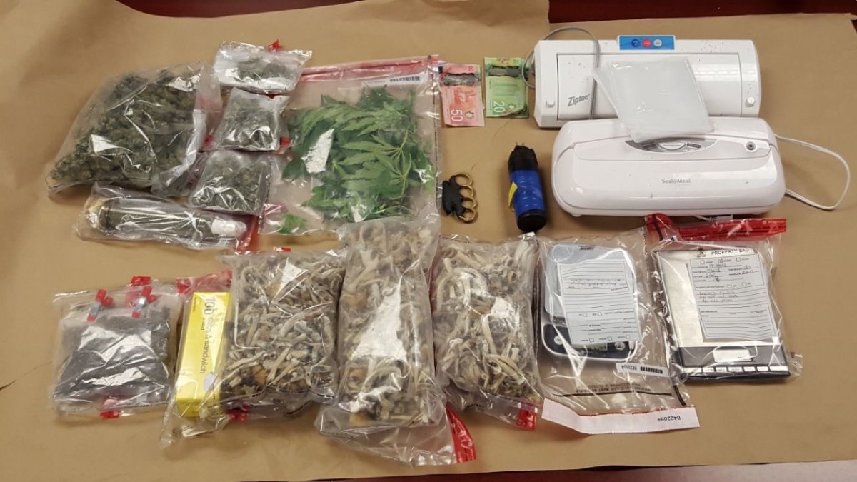 Drugs seized in a recent drug bust. 