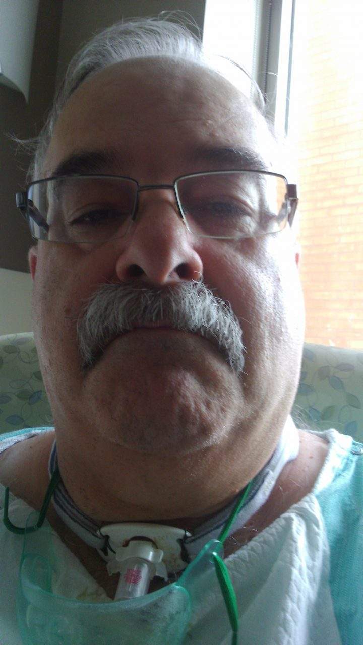 Through the use of a stoma, Brian can now talk again and two years later is still adjusting to his new normal.