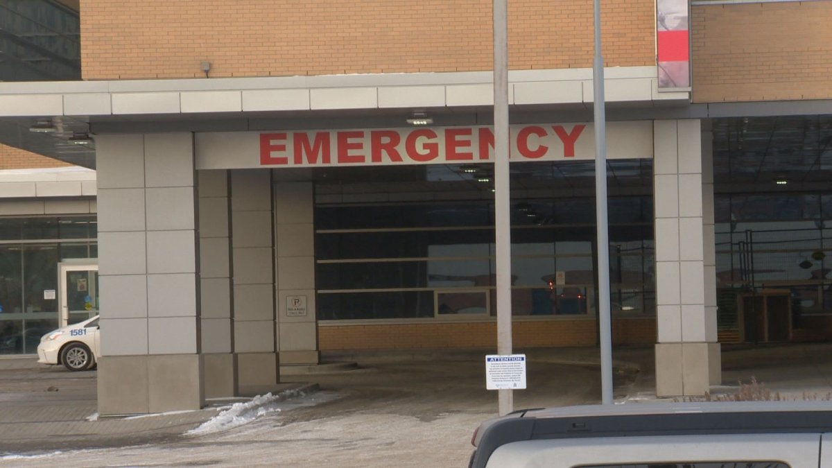 An Alberta Health Services emergency department at a hospital.