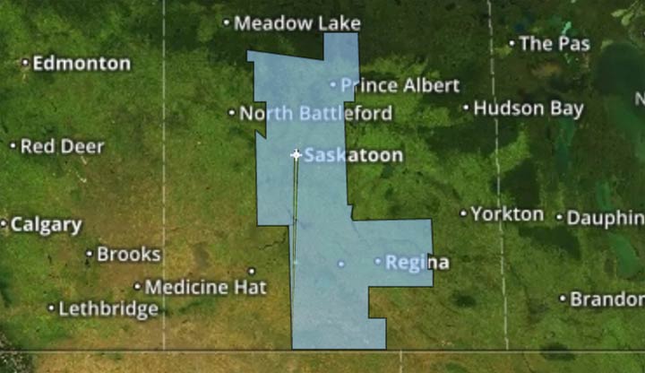Environment Canada has issued a fog advisory in parts of central Saskatchewan on Tuesday.