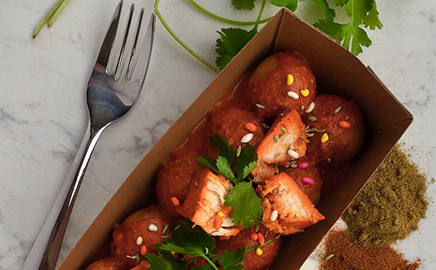 Butter Chicken Bear Balls