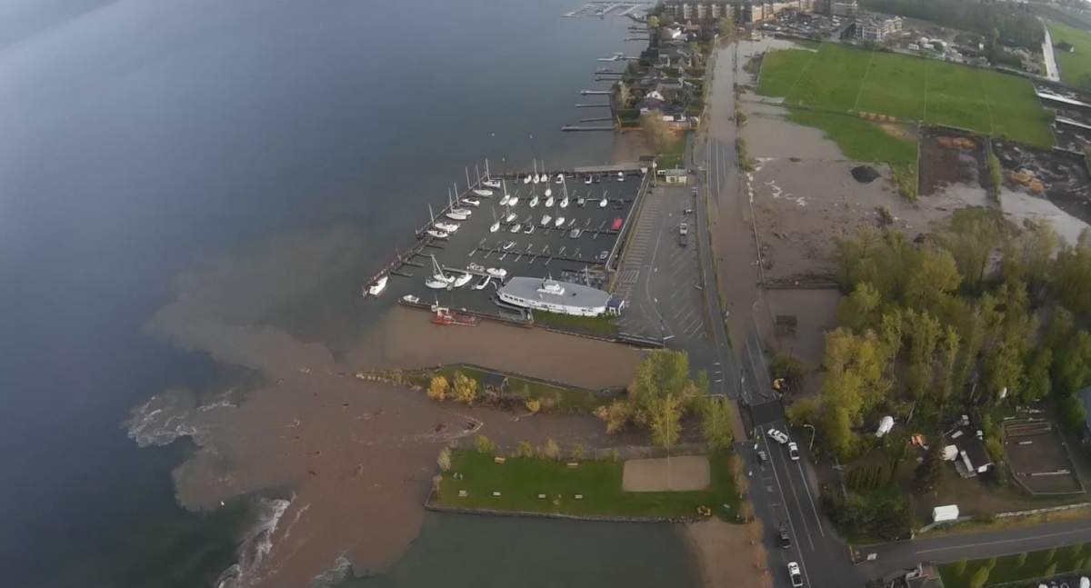 Gellatly boat launch not opening because of flood threat - image