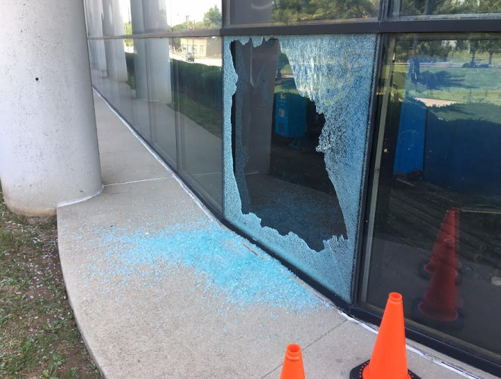 Kentucky newspaper The Herald-Leader was vandalized on May 28.