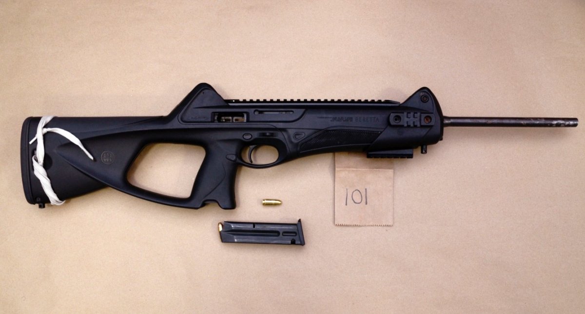 Hamilton Police say this is one of two firearms seized after a shooting at Holly Avenue on May 9, 2017.