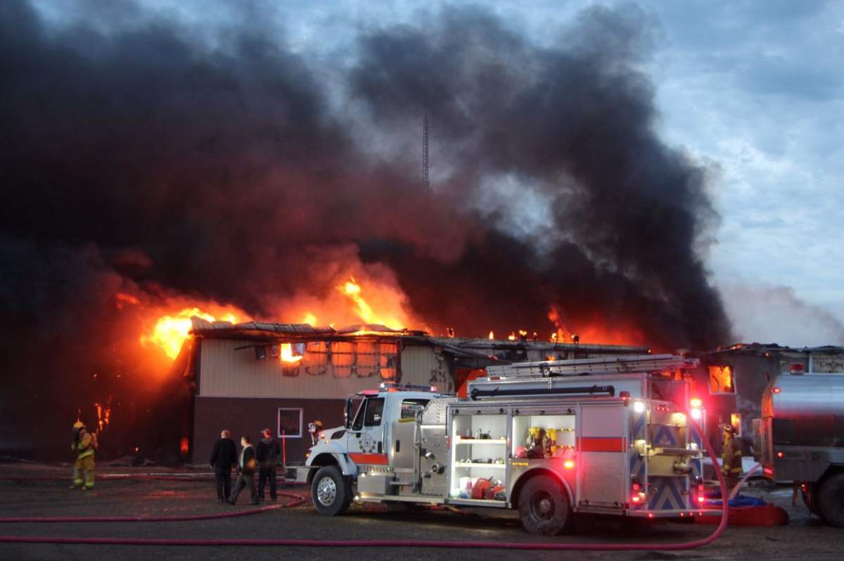 Massive blaze on Manitoba Hutterite Colony hits community shop - image