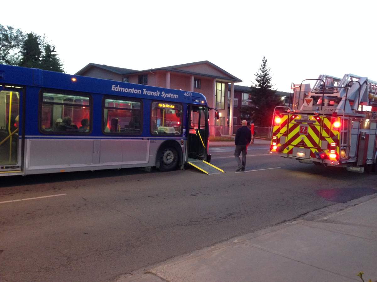 Fire crews were called to to the Southern Belle Condominiums at 3720 118 Ave. in northeast Edmonton early Wednesday morning. May 18, 2017.