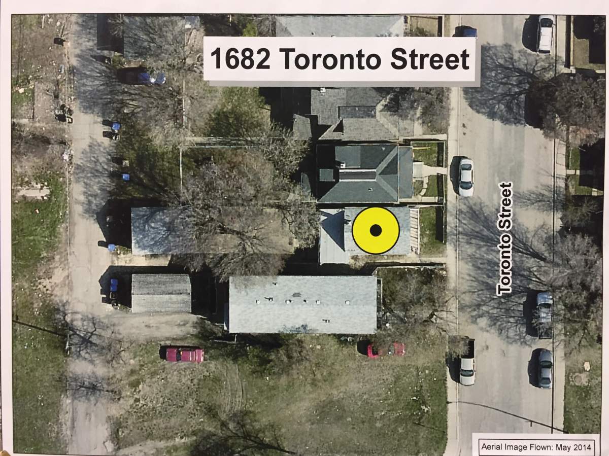 Locations of interest in Shawn Douglas murder trial.