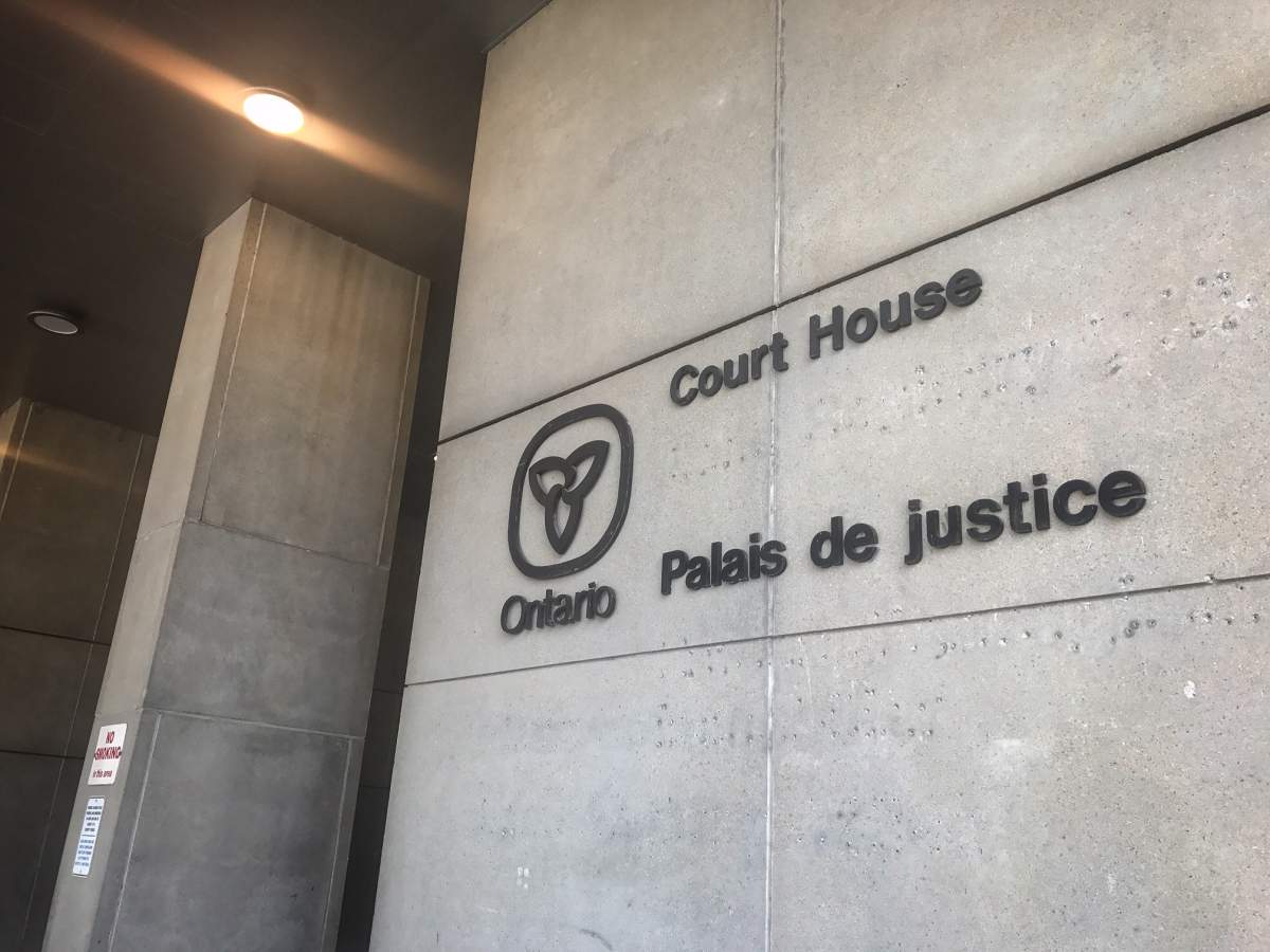 The court house in London, Ont.