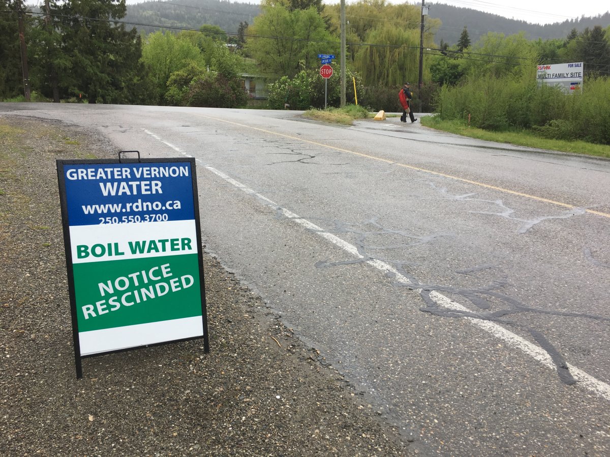 The boil water notice has been lifted for residents of greater Vernon.