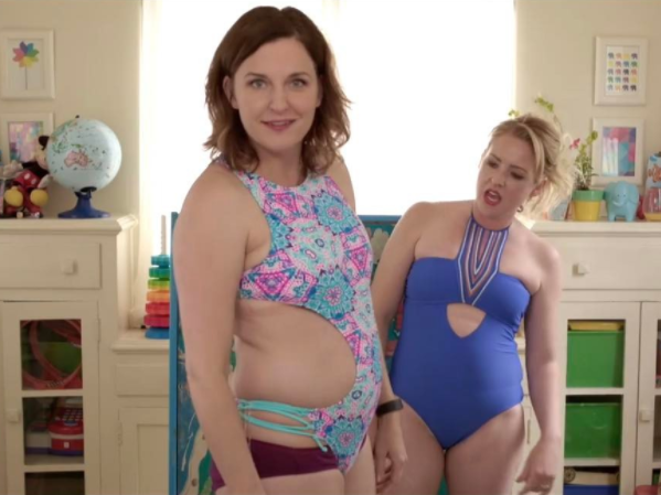 Kristin Hensley and Jen Smedley, the hilarious moms behind #IMOMSOHARD, have made a new video about swimsuit season that is resonating with (and delighting) women across the internet. 