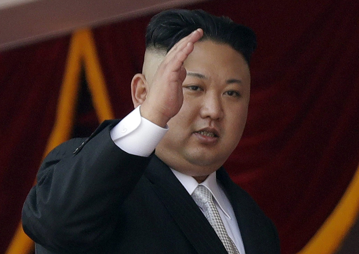 In this April 15, 2017, file photo, North Korean leader Kim Jong Un waves during a military parade in Pyongyang.