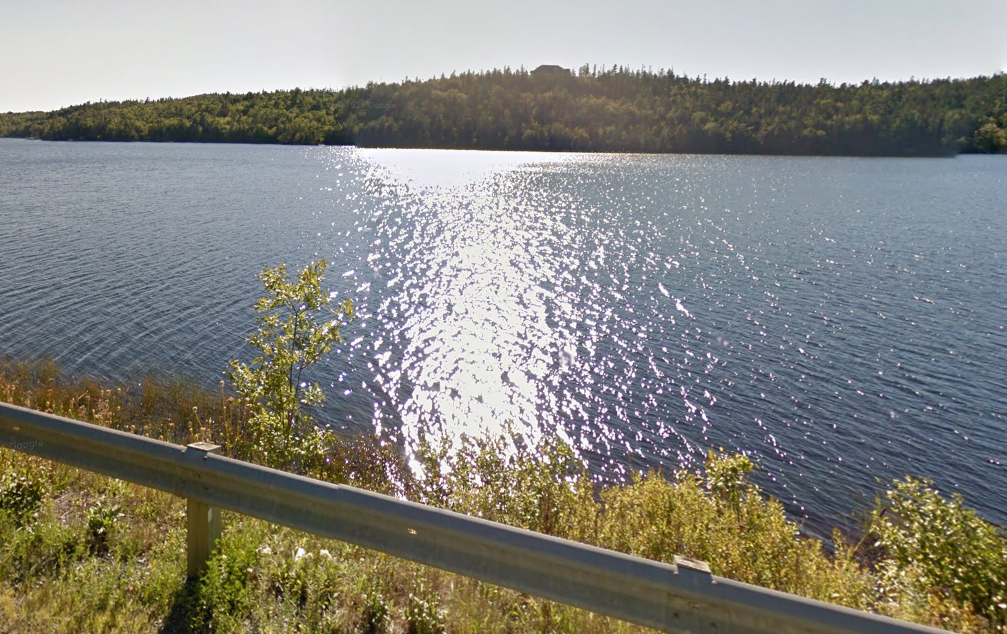 Lake Fletcher in Nova Scotia is pictured in this Google Maps Street View.