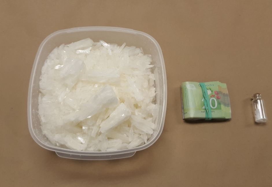 Two London men, 42 and 47, face charges after police seized more than $35,000 worth of methamphetamine. 