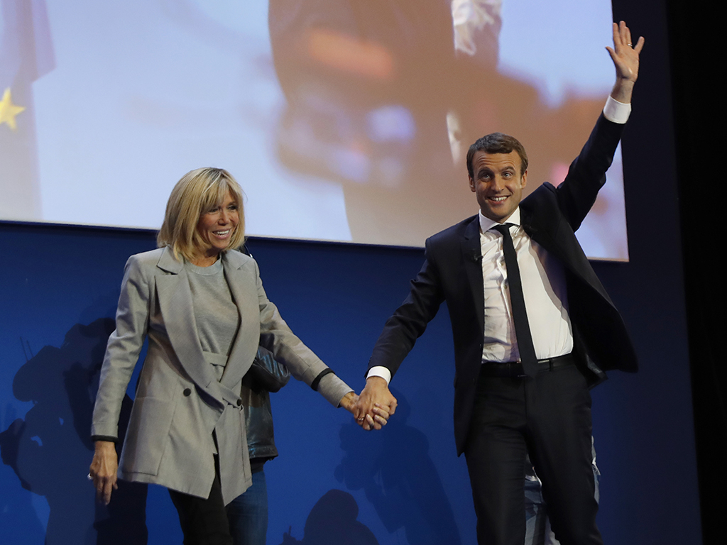 Ooh la la. French presidential candidate Emmanuel Macron is 24 years younger than his wife, Brigitte Trogneux.  