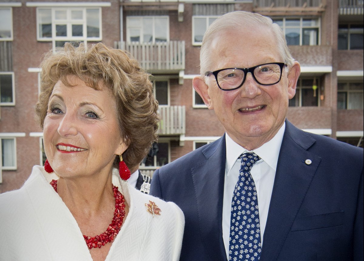 Princess Margriet of the Netherlands and her husband Pieter van Vollenhoven attend the opening of the exhibition of Canadian Inuit Art in the Volkenkunde museum on March 10, 2017 in Leiden, Netherlands. 