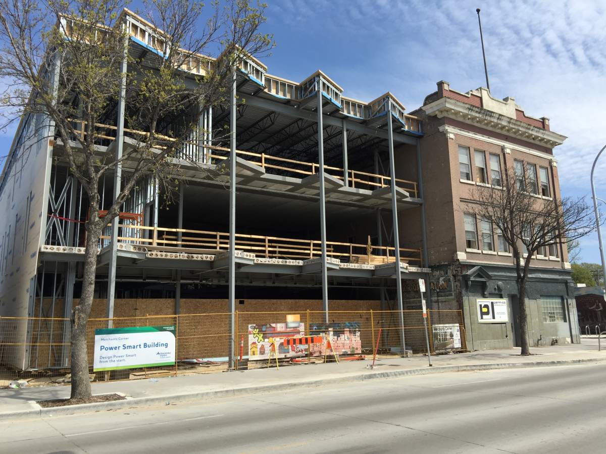 Fire crews are investigating a blaze that happened Friday evening at the site of the old Merchant Hotel.
