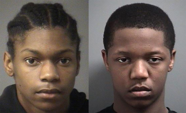 Shamar Lawson Meredith (left) surrendered to police Sunday and Thulani Chizanga (right) surrendered previously in connection with the death of Kamar McIntosh.