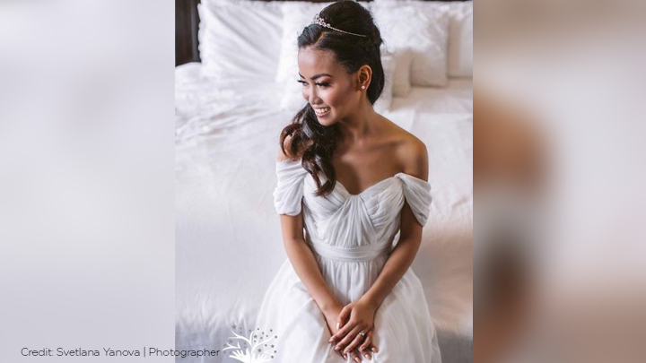 A photo of Micah Repato on her wedding day was posted on the Wishing Well Foundation's Instagram page as they announced she had passed away. 