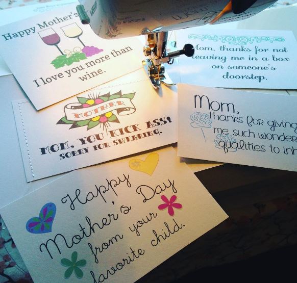 Mother’s Day cards with a twist.