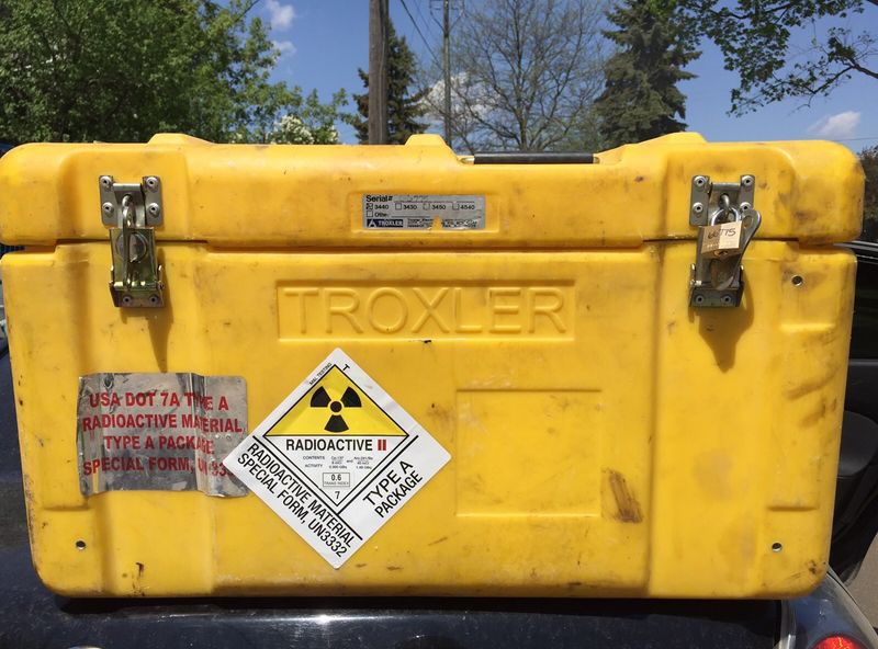 Police are searching for a nuclear gauge that went missing in the Toronto area.